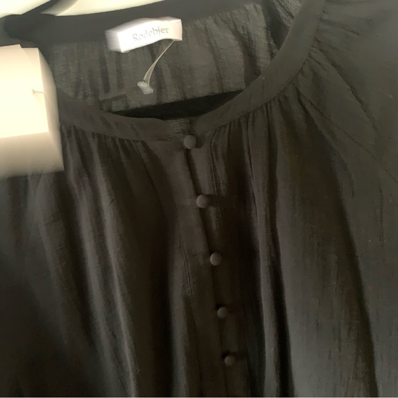 Rodebjer Casuarina Minimal Drapey 100% Cotton Blouse Top Brand new with tags. - Picture 4 of 7